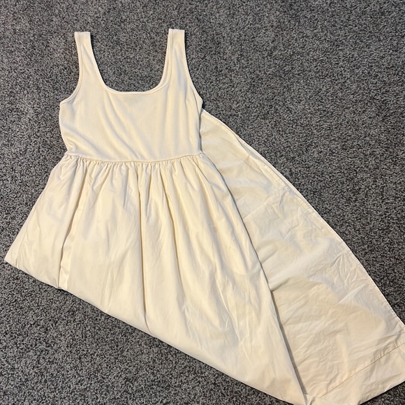 🌸4/$20🌸Who What Wear Cream Tank Dress Size Small EUC - Picture 7 of 11